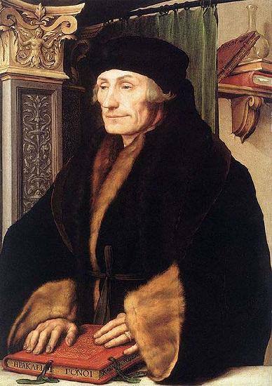 Hans holbein the younger Portrait of Erasmus of Rotterdam France oil painting art